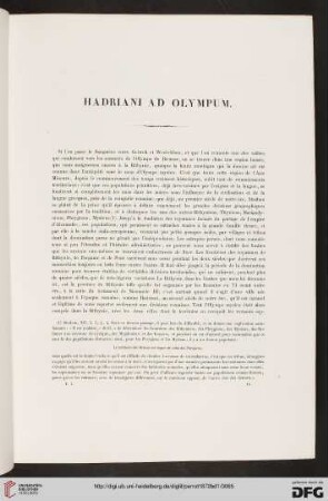 Hadriani ad Olympum