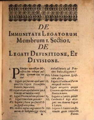 Dissertatio de immunitate legatorum