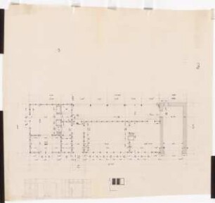 Haus Haag, Stuttgart: Bürogebäude: Grundriss 1:50