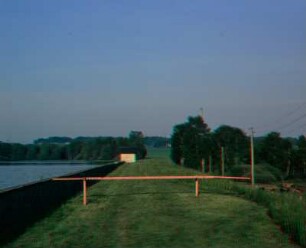 Wasserläufe Freiberg: Berthelsdorfer Hüttenteich, Damm