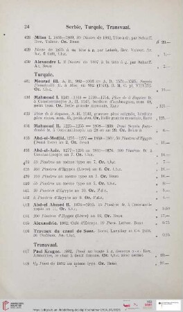 Transvaal (Nr. 447 - 470)