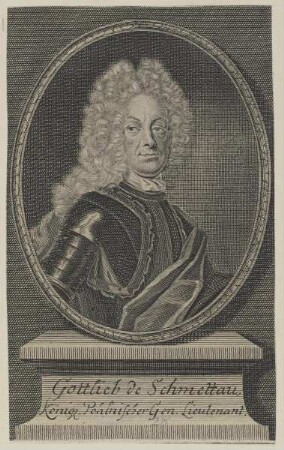 Bildnis des Gottlieb de Schmettau