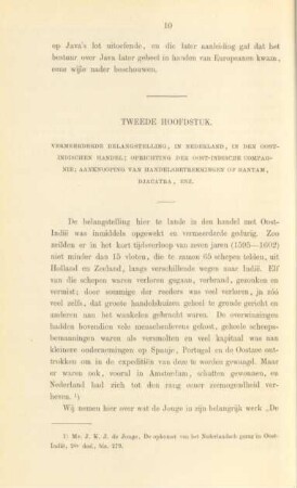 Tweede hoofdstuk. Vermeerderde belangstellingen, in Nederland, ...