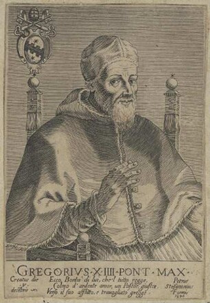 Bildnis des Papst Gregorivs XIV.