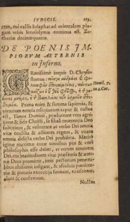 De Poenis Impiorum Aeternis in Inferno.