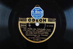 Die Macht des Schicksals : II. Akt, Finale, 1. Teil: Pater Guardian mit Chor: "Die heilige Klause soll er bewohnen" (Des ewigen Gottes geheiligter Name) / (Verdi)