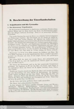 I. Tripolitanien und die Cyrenaika