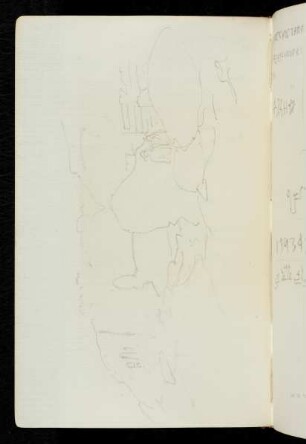 43v-44r Skizze, G. Nakus, Inschriften