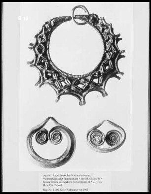 Goldschmuck aus Mykene, Schachtgrab III