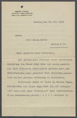 Projekt "Porträt Friedrich Ebert"