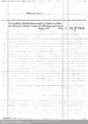 Volhard, Ernst