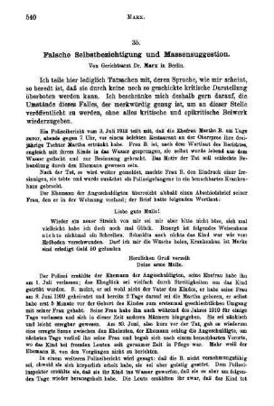 540-544, Falsche Selbstbezichtigung und Massensuggestion