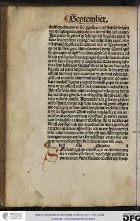 Sancti Remigii episcopi Remensis qui ex Cilicinia matre et Emilio patre sanctis et nobilibus parentibus a pueritia deo servire studuit...