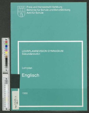 Lehrplan Englisch