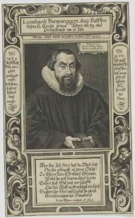 Bildnis des Leonhardus Fueseneggerus