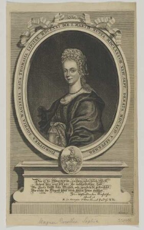 Bildnis der Dorothea Sophia Wagneria