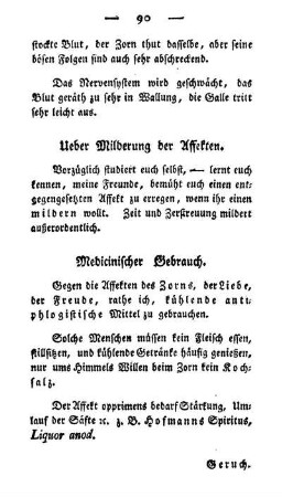 Medicinischer Gebrauch.