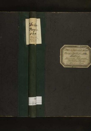 Umlageregister für die Stadtteile Beiertheim, Grünwinkel, Rintheim und Rüppurr