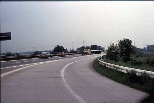 Einfahrt West zu Hauptfahrbahn West (Frankfurt Richtung Heidelberg)