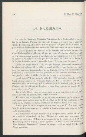 La Biografía