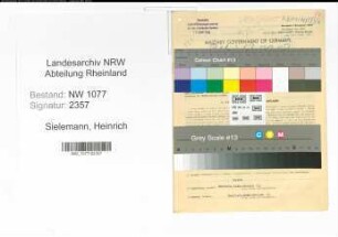 Entnazifizierung Heinrich Sielemann , geb. 13.10.1895 (Polizist)
