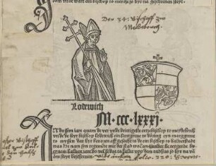 Bildnis des Markgrafen Ludwig von Meißen, Bischof von Halberstadt