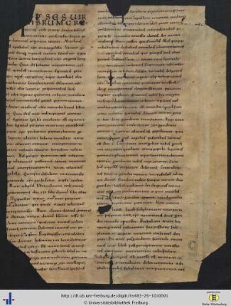 Homilia in initium evangeli sancti Matthaei, Fragment