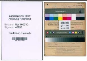 Entnazifizierung Helmuth Kaufmann, geb. 25.04.1898 (Buchhalter)