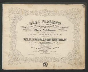 No. 1: Psalm 2. : Warum toben die Heiden