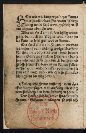 HOrt wie vor langer zeit/ zu Sum=||merhausen/