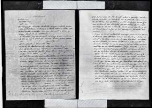 Fotografie des Testament von J. H. Insinger (?) (beide Seite), mit Anmerkungen