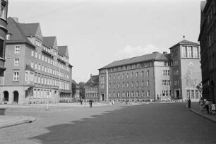 Postplatz in Bautzen : Póštowe naměsto w Budyšinje : Bautzen / Budyšin