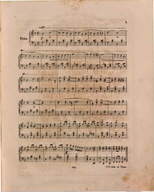 Marsch nach Melodien der Oper Attila von Verdi : für d. Pianoforte