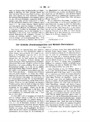 Die deutsche Planktonexpedition und Häckel's Darwinismus