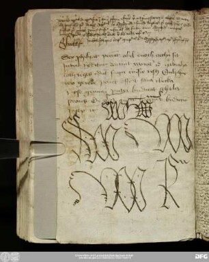 [6 Verse aus: Alexander de Villa Dei "Summarium biblicum"]