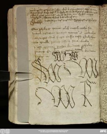 [6 Verse aus: Alexander de Villa Dei "Summarium biblicum"]