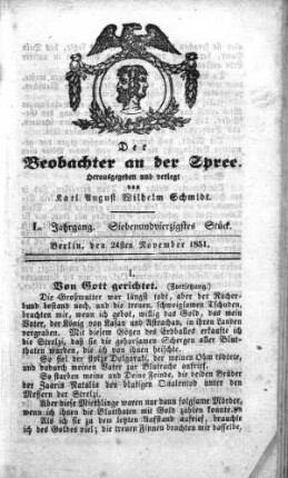 47. Stueck, 24. November 1851