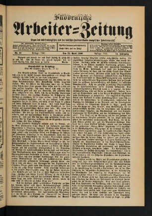 Nr. 16. Den 22. April 1906. - Nr. 20. Den 20. Mai 1906.