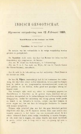 Algemeene vergadering van 12 Februari 1889