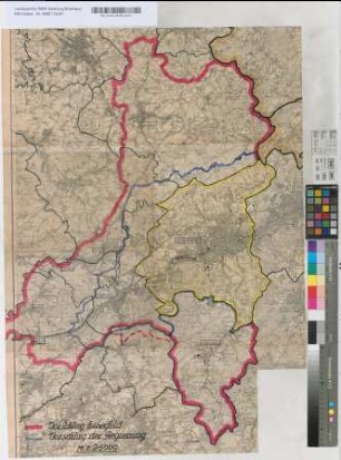 [Eingemeindung im Raum Elberfeld. Vorschlag der Stadt Elberfeld. Vorschlag der Regierung]. Vermessungsamt [Elberfeld]