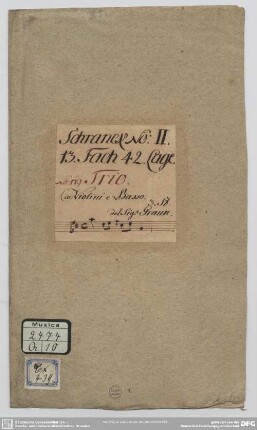 Sonatas - Mus.2474-Q-10 : vl (2), bc - D; GraunWV Cv:XV:100