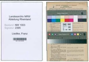 Entnazifizierung Franz Liedtke , geb. 13.08.1900 (Haendler)