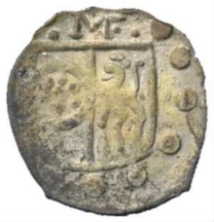 Münze, Pfennig (einseitig), Pfennig (Schüsselpfennig), 1647 - 1673