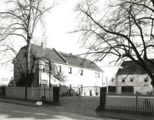 Pirna-Copitz, Lohmener Straße 14. Dreiseithof (um 1900). Nebengebäude