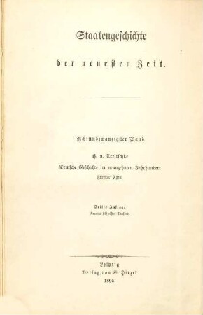 Deutsche Geschichte im neunzehnten Jahrhundert, 5. Bis zur März-Revolution