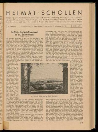 Heimat-Schollen 14. Jahrgang, Heft 3, 1934