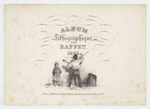 Album de 1833, Titelblatt der Folge "Album de 1833"