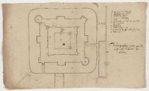 Lich, Schloss der Grafen von Solms-Lich, Grundriss