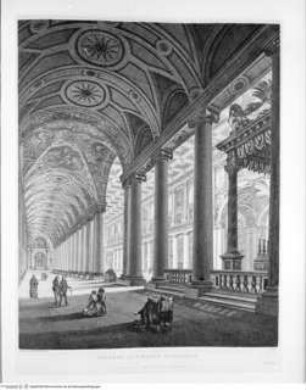 Scenografia degli interni delle più belle chiese e basiliche antiche di Roma, Tafel XXI: Interno di S. Maria Maggiore ...