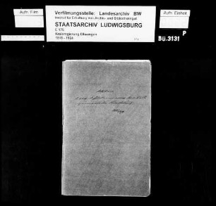 Schuldenwesen der Teilgemeinden Flochberg und Härtsfeldhausen, Gesamtgemeinde Flochberg
